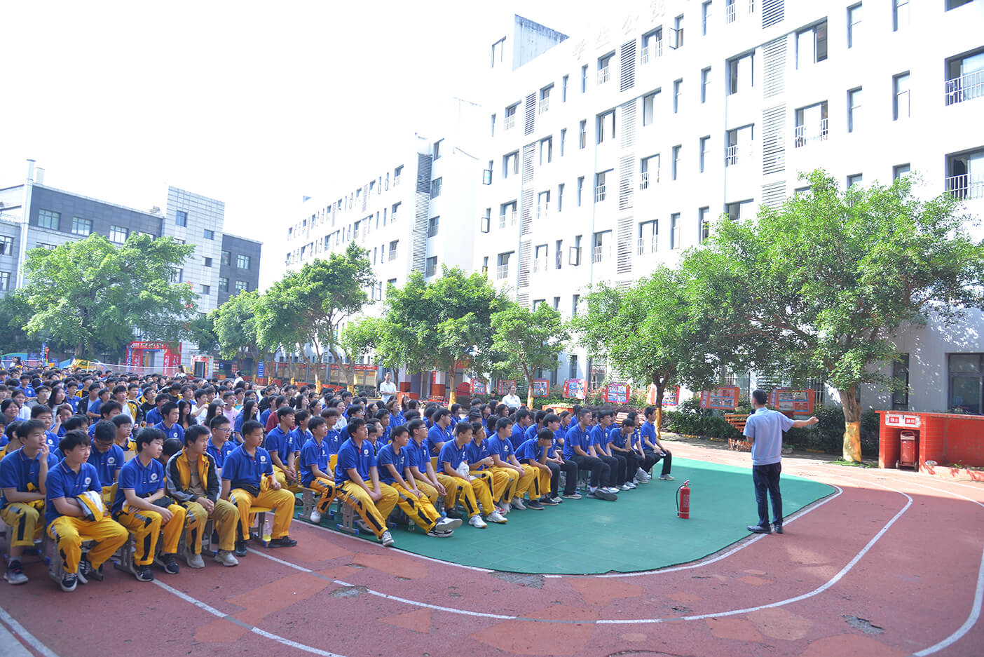 重庆万通消防演练